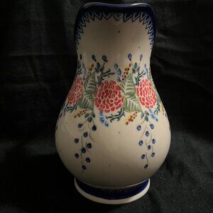 Polish Pottery Pitcher Ceramika Boleslawiec